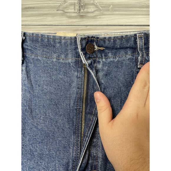 Lee Jeans Pants Womens 24W Straight Elastic Waist Denim Casual Workwear Plus - Picture 2 of 12